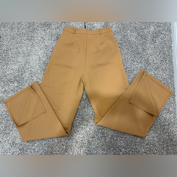 White Fox Boutique - Press Pause pants - Camel - Picture 4 of 7